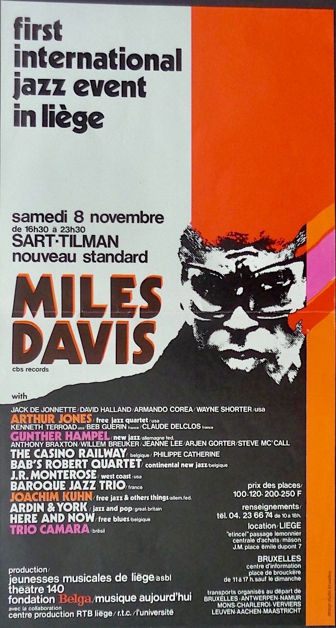 1969 - First International Jazz Event in Liège